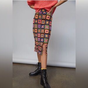 Anthropologie Farm Rio Skirt